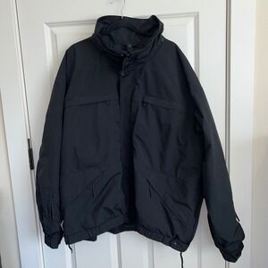 5.11 Tactical 3-In-1 Parka Convertible Workwear Jacket Black Size 3XL No Hood